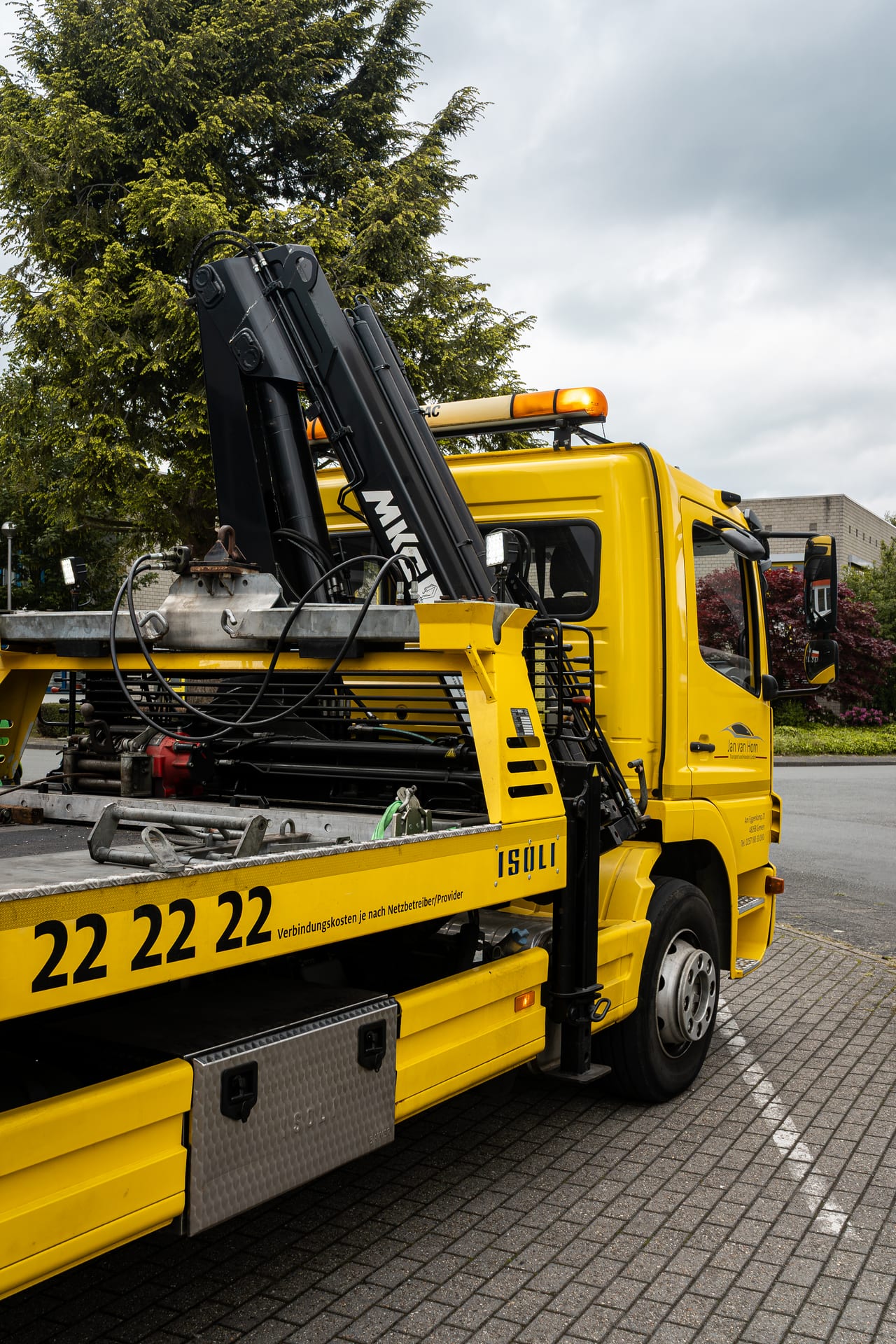Mercedes-Benz Atego mit Kran (ST-VH-11), Detailansicht 2